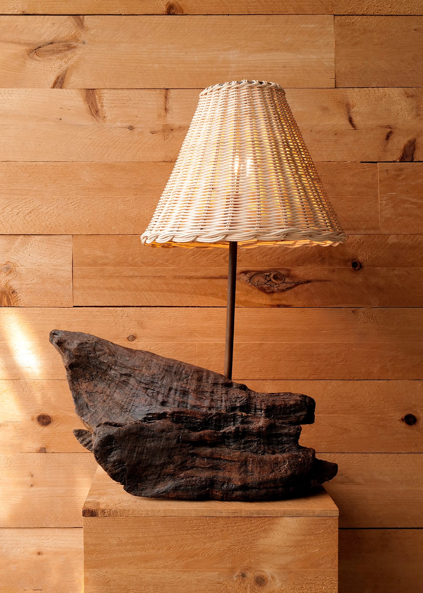 One of a Kind Handmade Driftwood and Brass Table Lamp 2024 Base