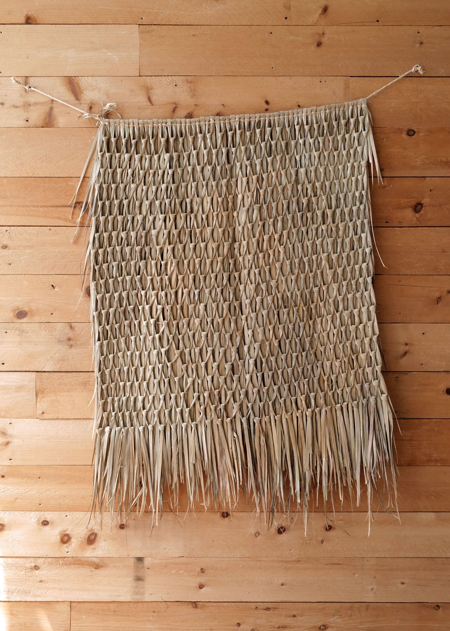 Handwoven Palm Wall Hanging Slow Roads