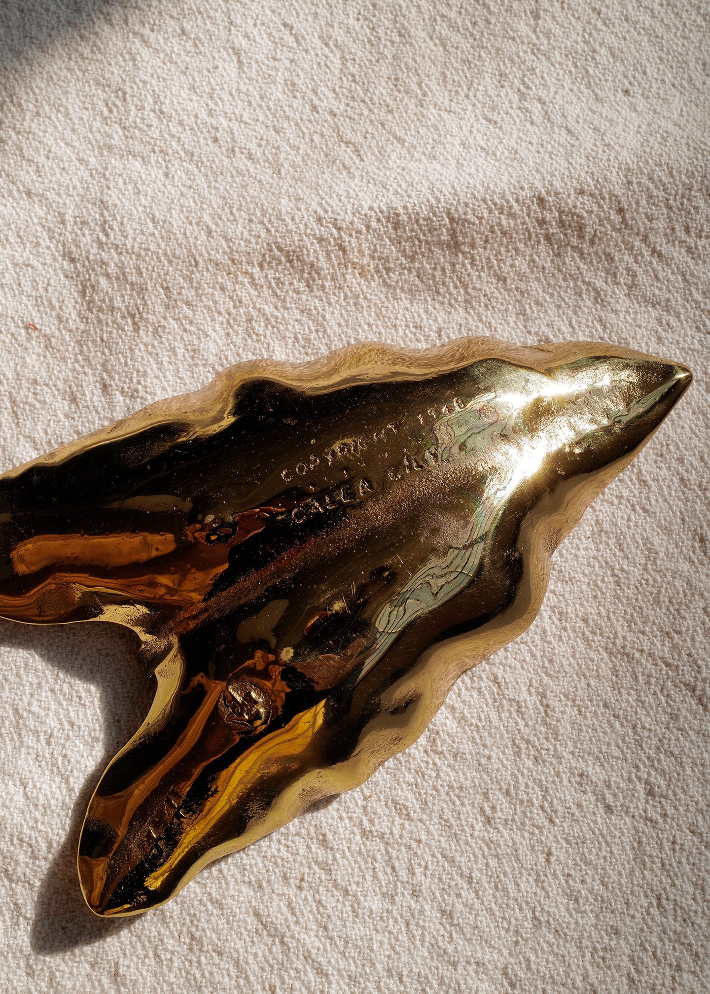 Vintage Brass Calla Lily Dish – Slow Roads