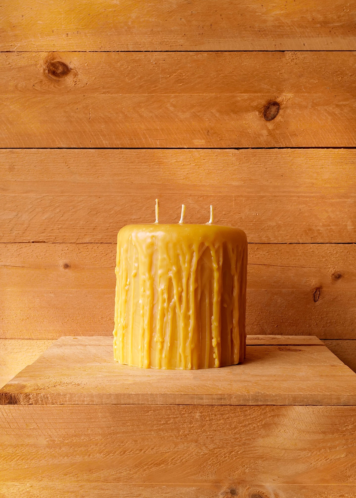 Beeswax Drip Pillar Candles – Slow Roads