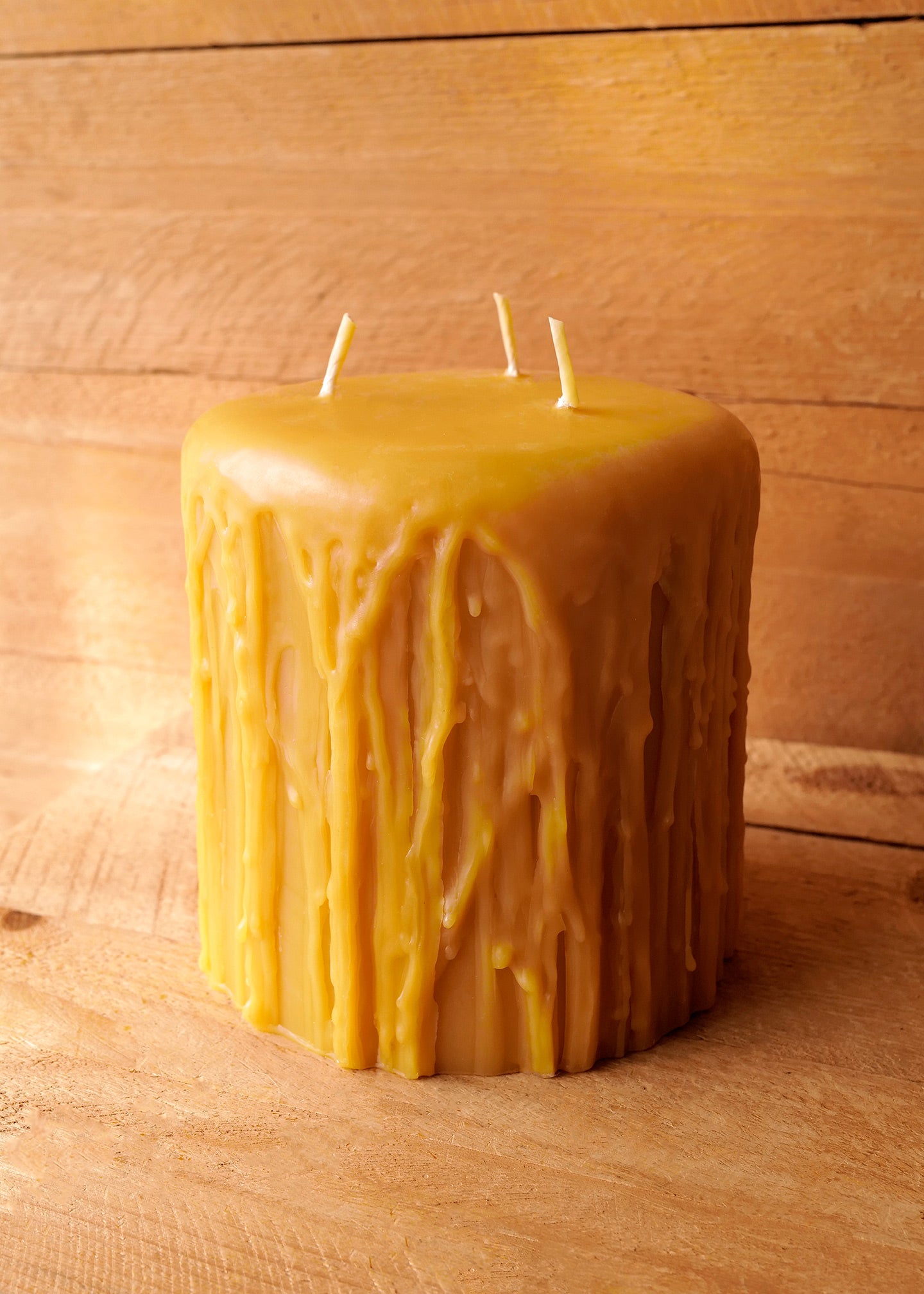Beeswax Drip Pillar Candles – Slow Roads