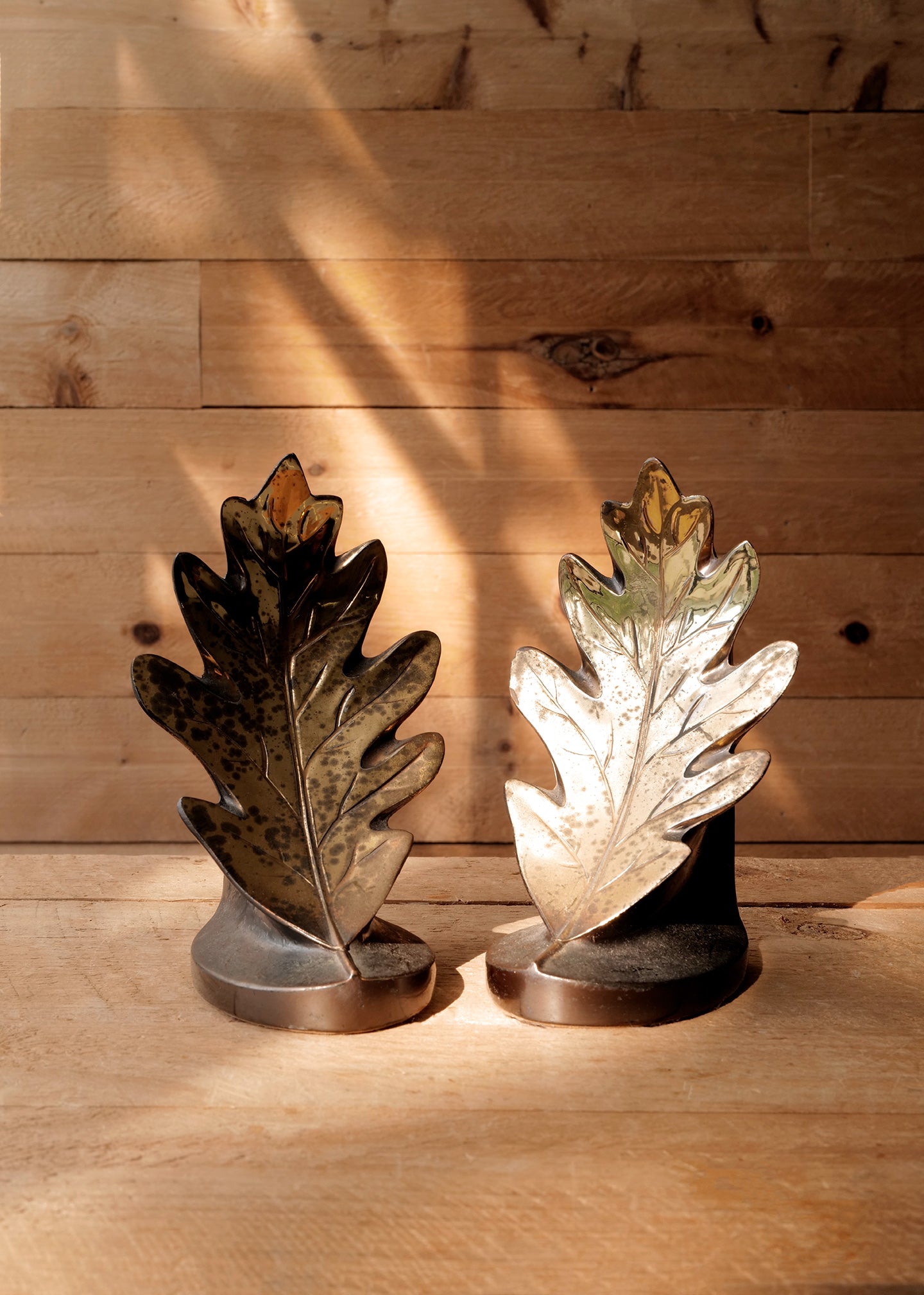 Oak Leaf Bookends – Slow Roads