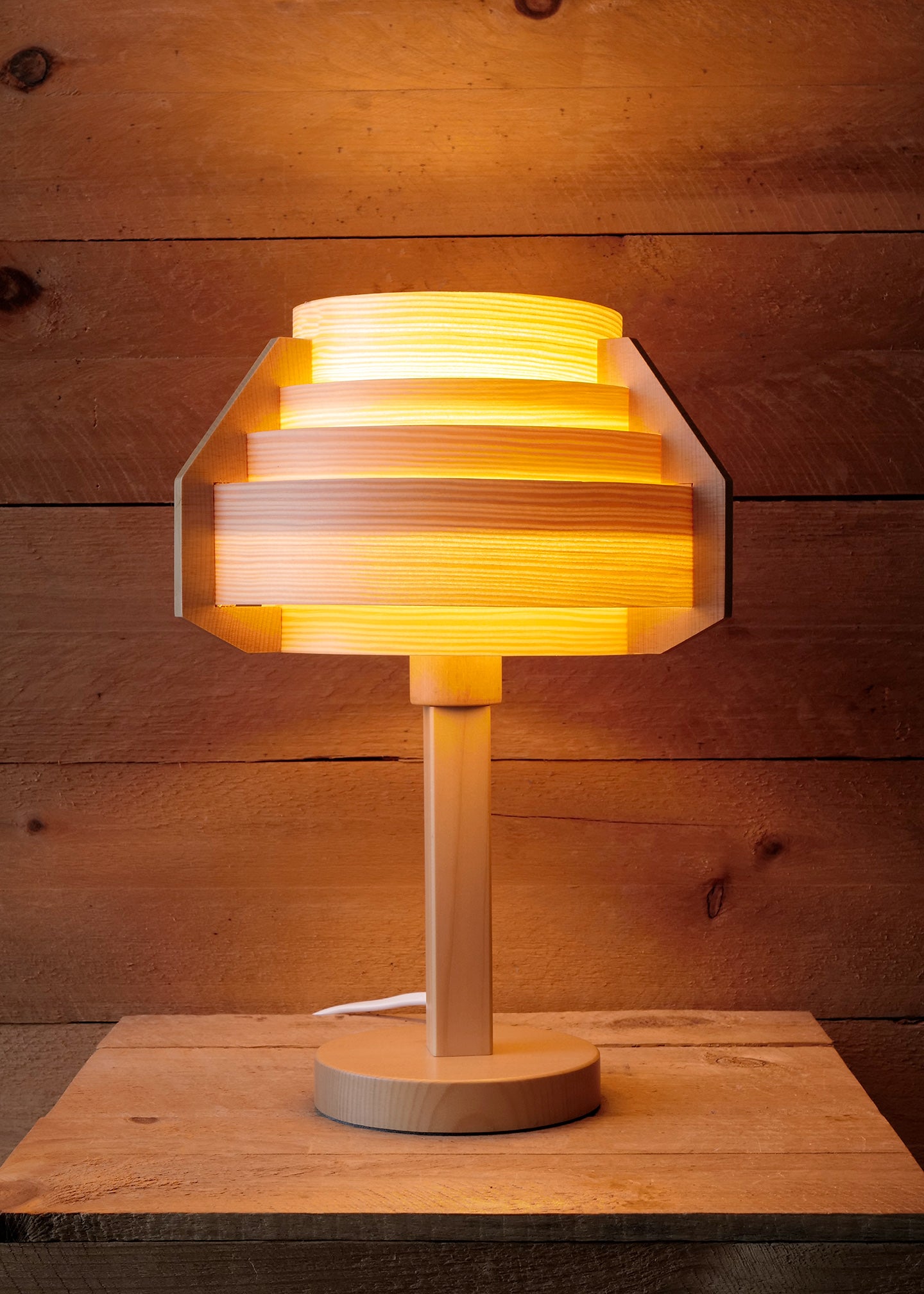 Hans Agne Jakobsson, Pine Table Lamp – Slow Roads