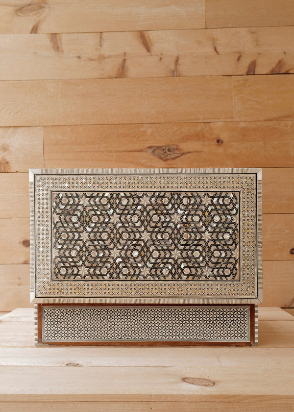Inlay Mother of Pearl Jewelry Box
