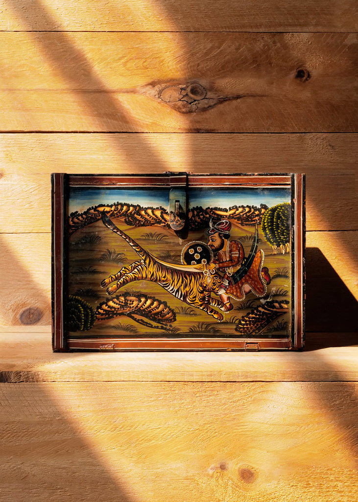 Hand Painted Wooden Tiger Box – Slow Roads