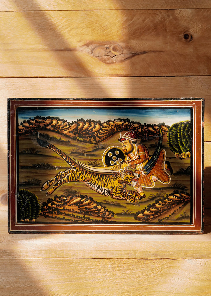 Hand Painted Wooden Tiger Box – Slow Roads