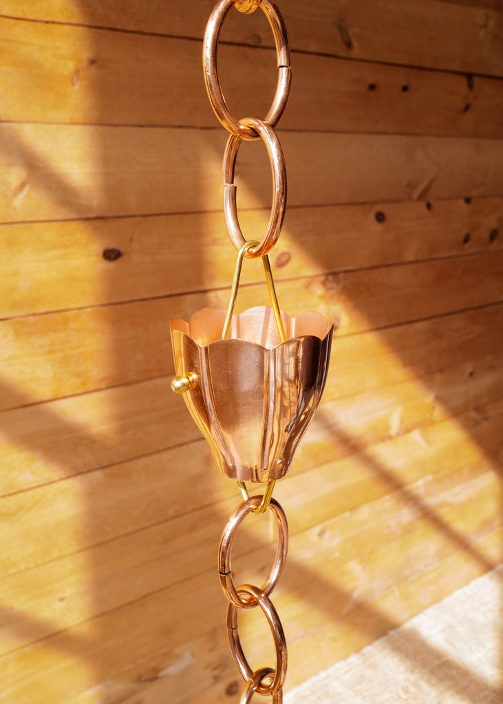 Crocus Copper Rain Chain – Slow Roads