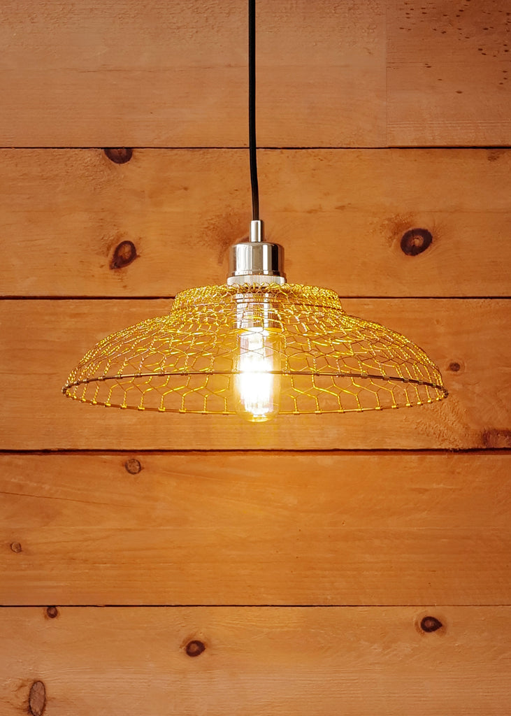 Gooseneck Sconce with Handwoven Brass Shade – Slow Roads