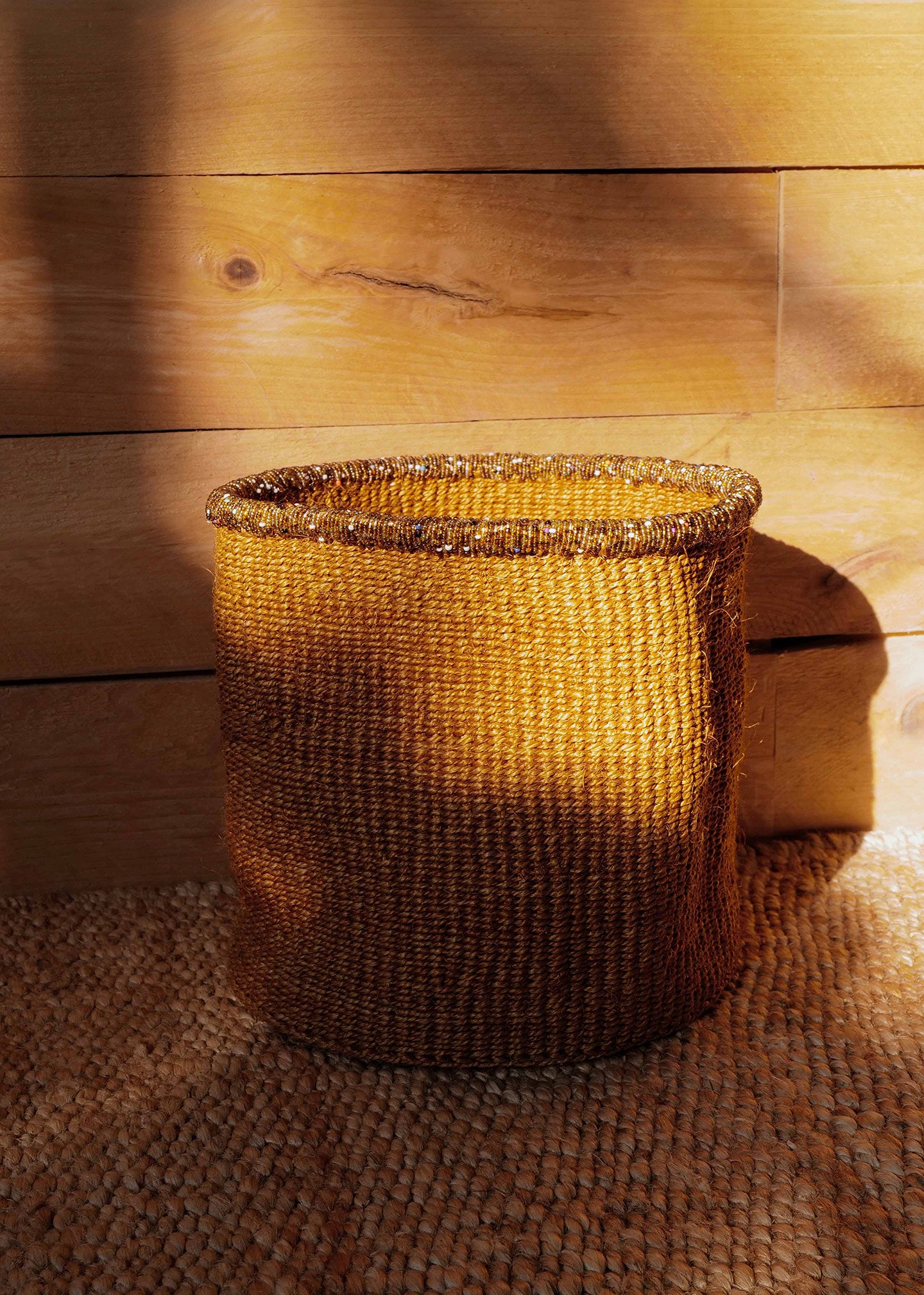 Handwoven Beaded Basket – Slow Roads