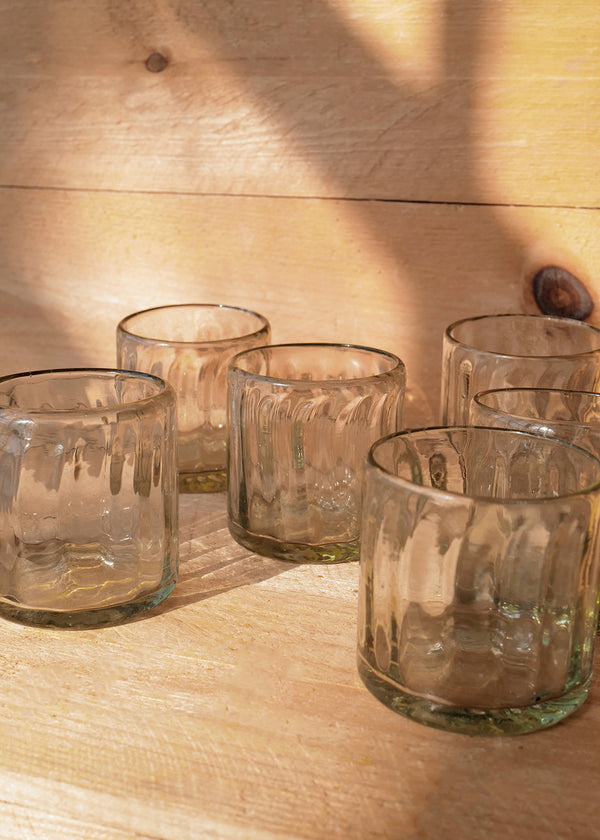Ula Fluted Glass Tumblers