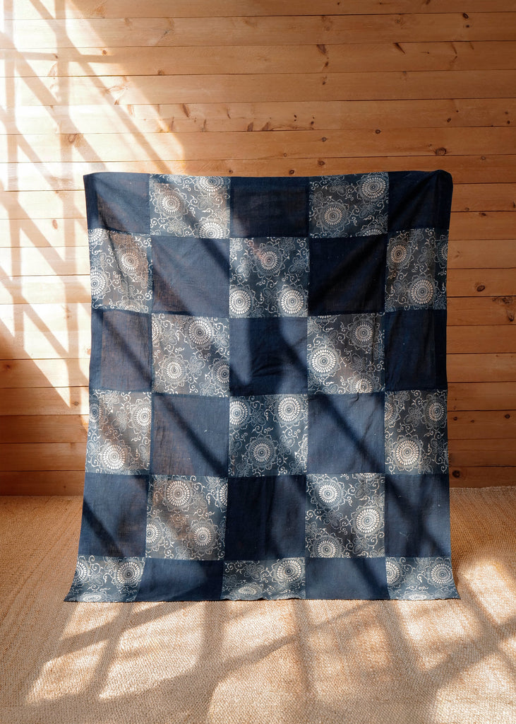 Checkered Boro Cloth – Slow Roads