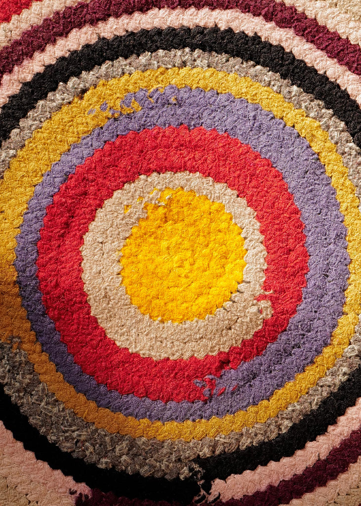 Raspberry Fields Hooked Rug – Slow Roads