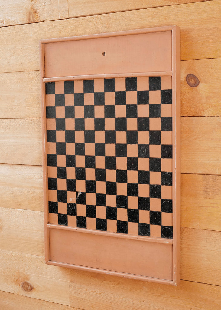 Cardboard Checker Vintage Game Board