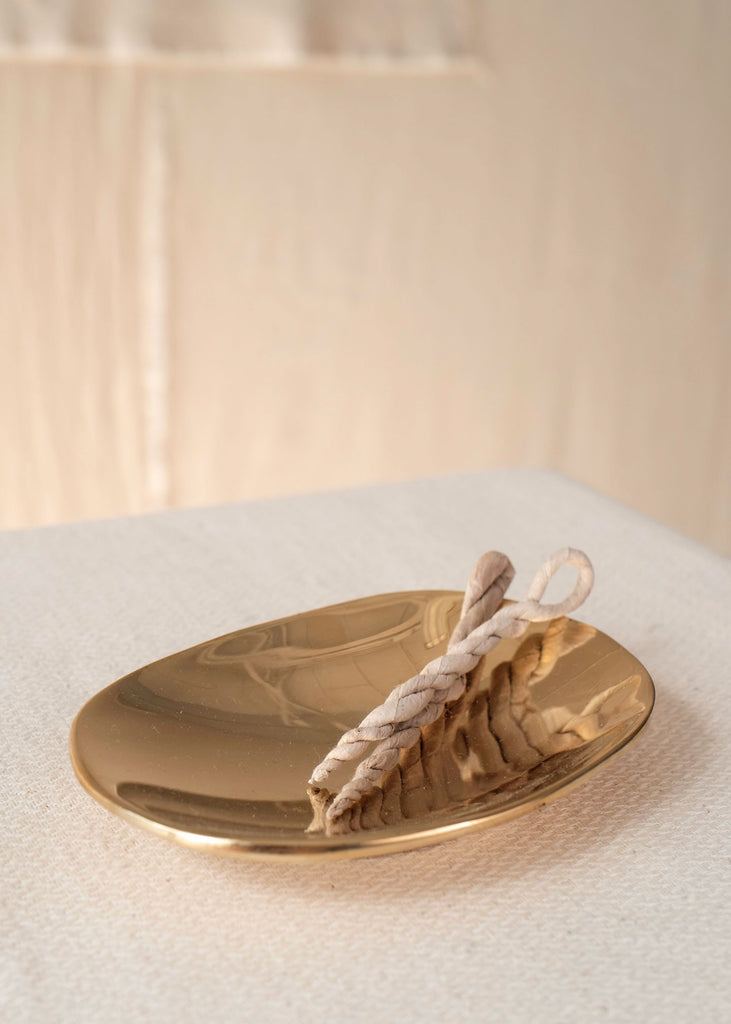 Atlas Brass Incense Dish - Slow Roads