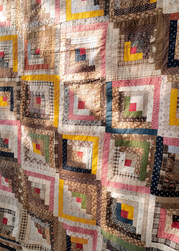 Autumn Fields Log Cabin Quilt - Slow Roads