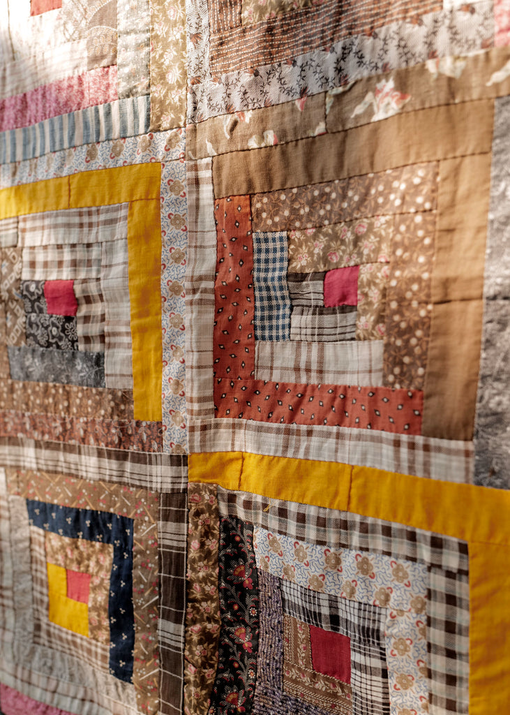 Autumn Fields Log Cabin Quilt - Slow Roads