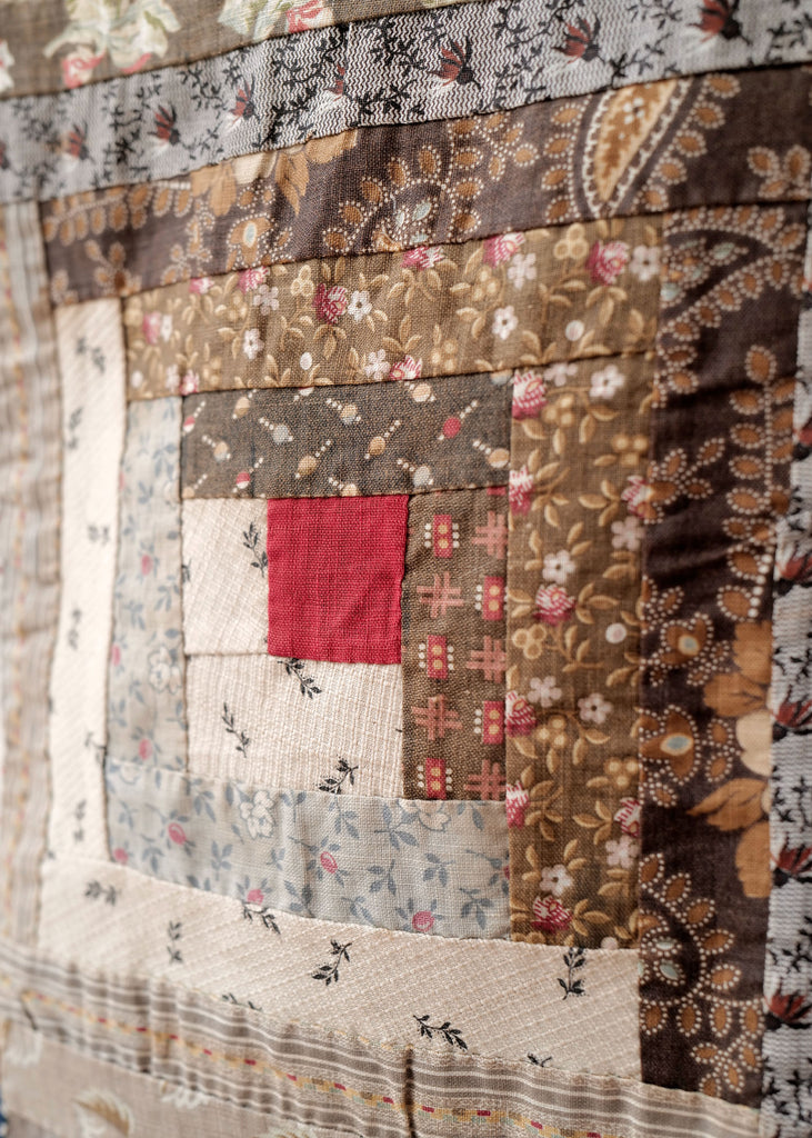 Autumn Fields Log Cabin Quilt - Slow Roads