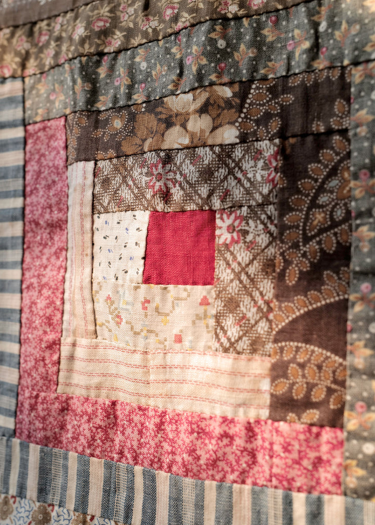 Autumn Fields Log Cabin Quilt - Slow Roads