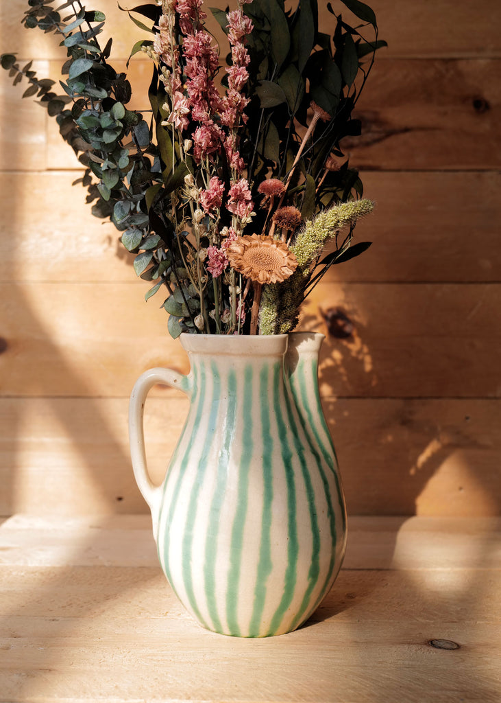Balaton Collection, Sun Stripe Vase Pitcher - Slow Roads