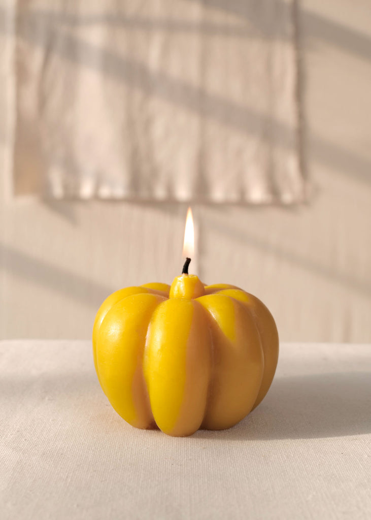 Beeswax Pumpkin Candle - Slow Roads