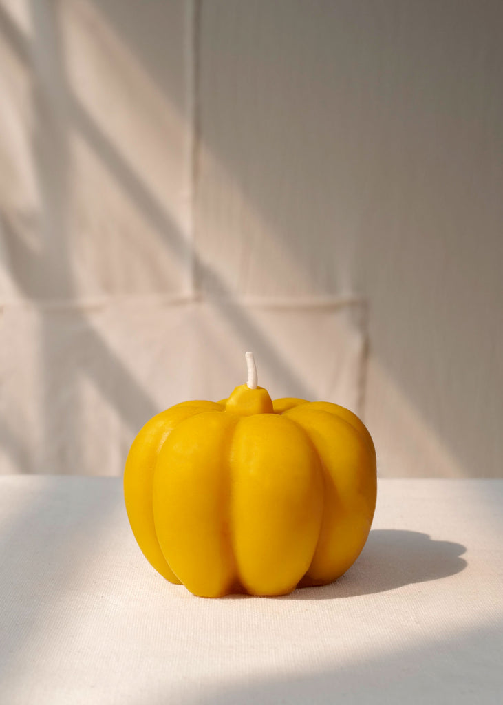 Beeswax Pumpkin Candle - Slow Roads