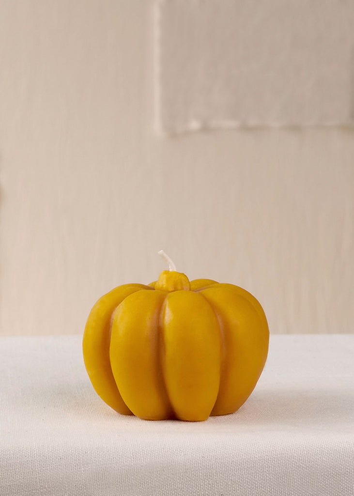 Beeswax Pumpkin Candle - Slow Roads