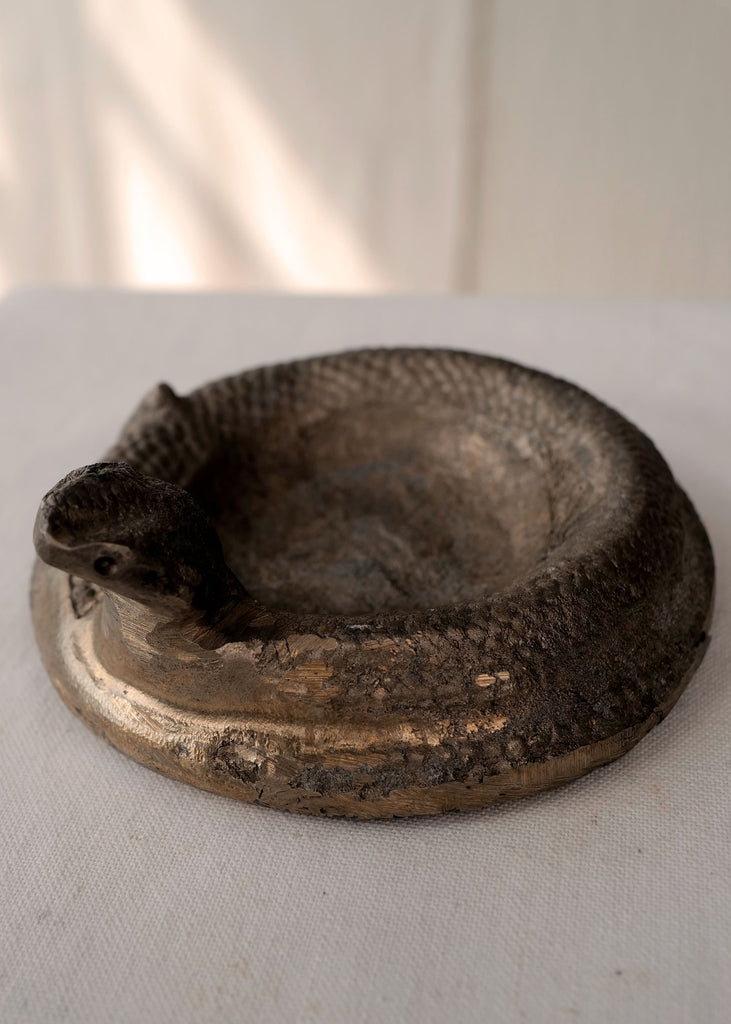 Bronze Rattlesnake Dish - Slow Roads