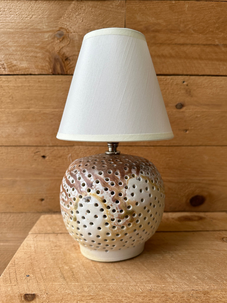 Colander Ceramic Lamp, Artist's Sample - Slow Roads