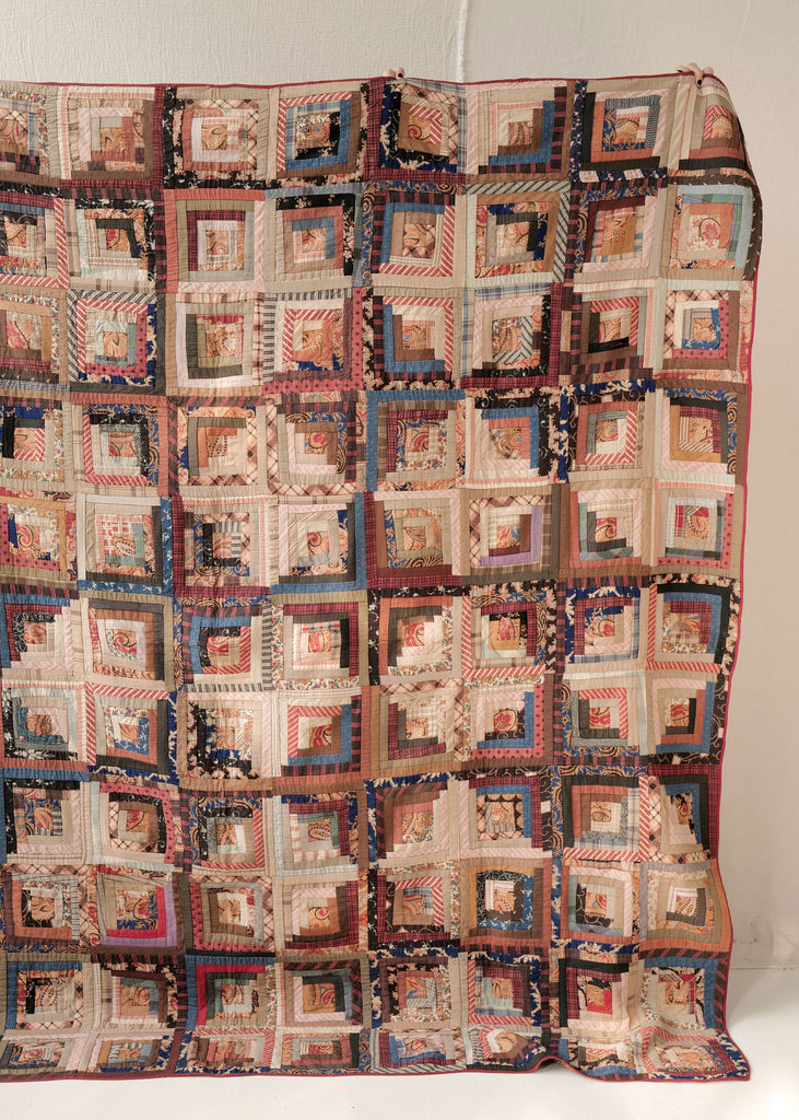 Fields Log Cabin Quilt - Slow Roads