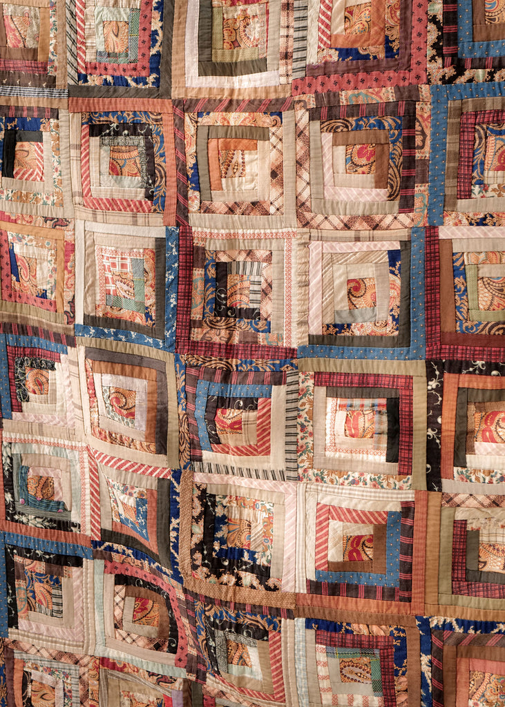 Fields Log Cabin Quilt - Slow Roads