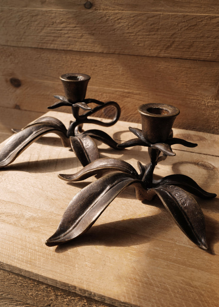 Floral Brass Candleholders, Scott Nelles - Slow Roads