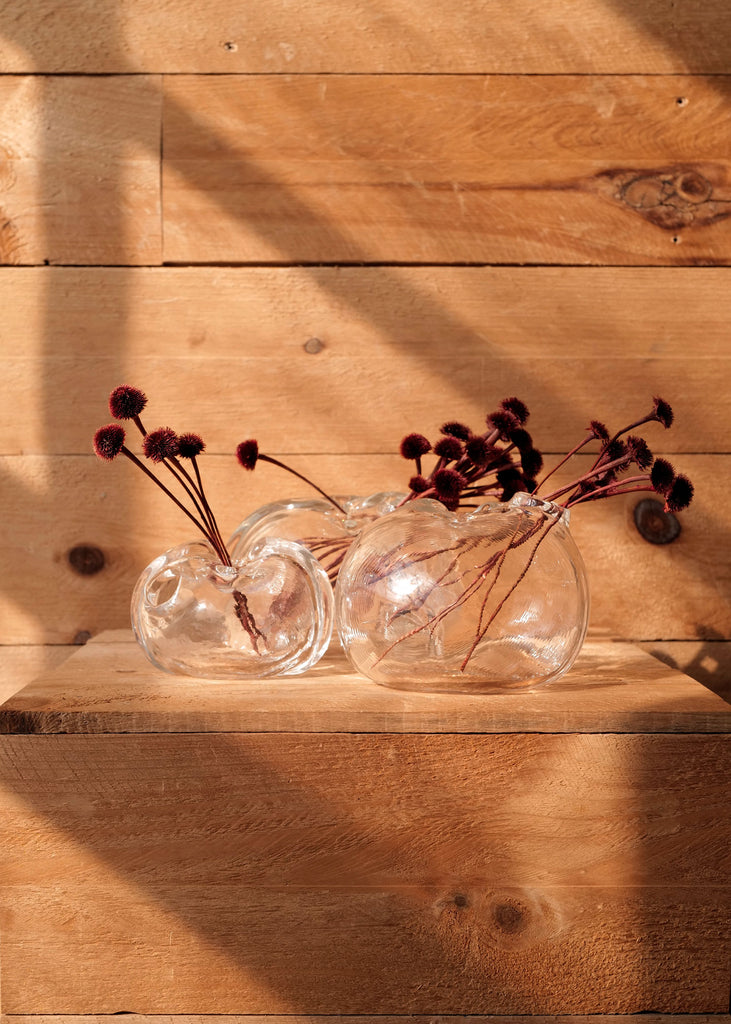 Flowing Water Glass Vase - Slow Roads