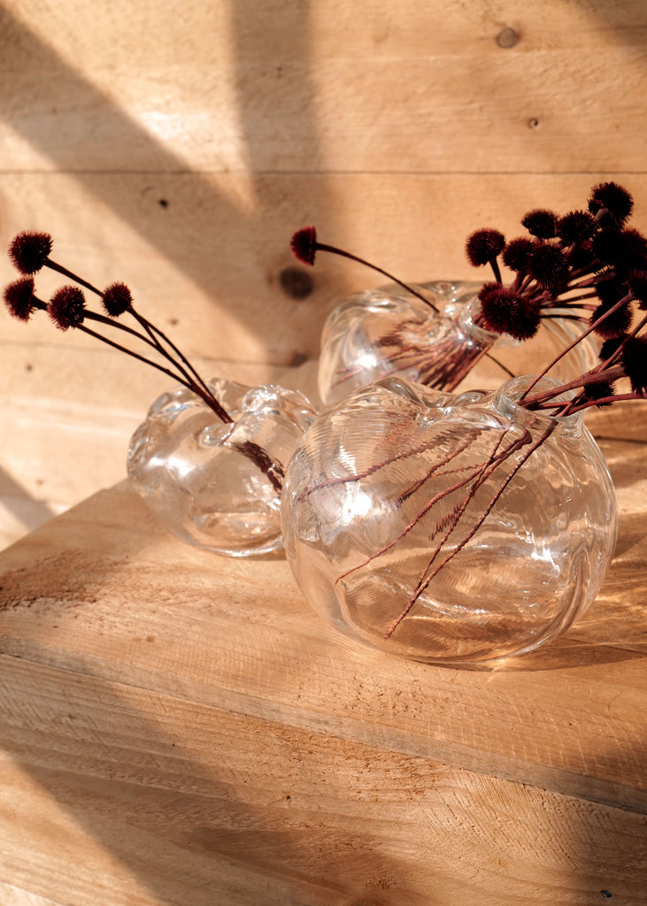 Flowing Water Glass Vase - Slow Roads