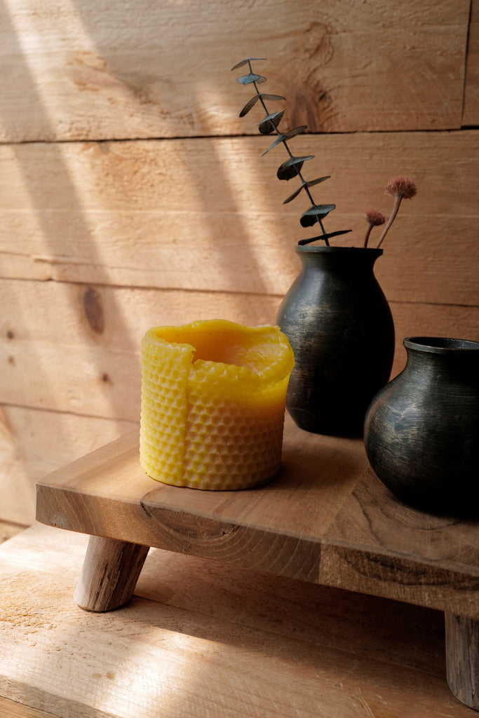 Handcrafted Teak Plant Stands, Square - Slow Roads