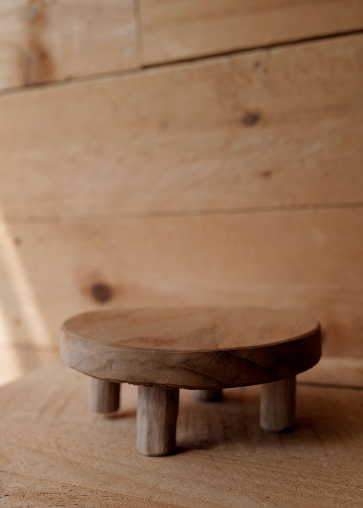 teak plant stand indoor Handcrafted Teak Stand, Round