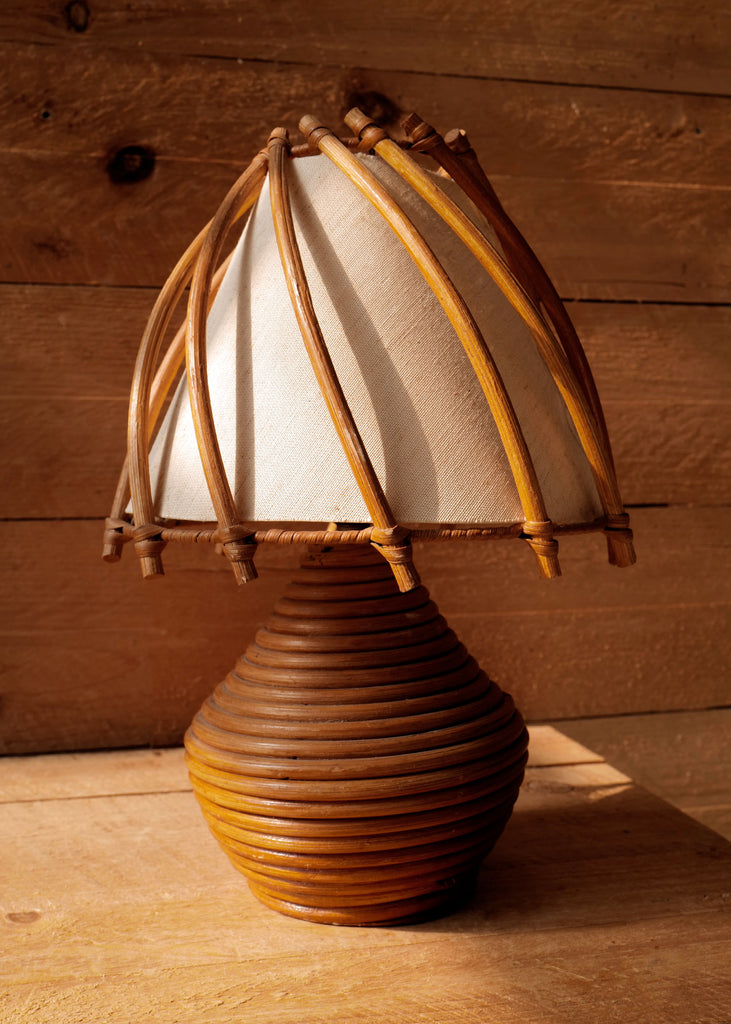 Louis Sognot, Aimé Bamboo Lamp, Medium - Slow Roads