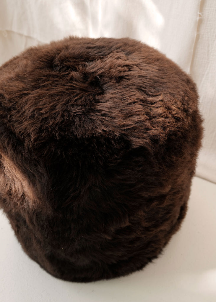 Luan Sheepskin Pouf - Slow Roads