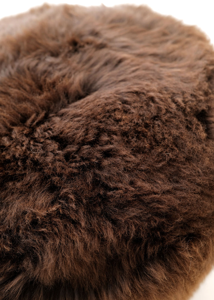 Luan Sheepskin Pouf - Slow Roads