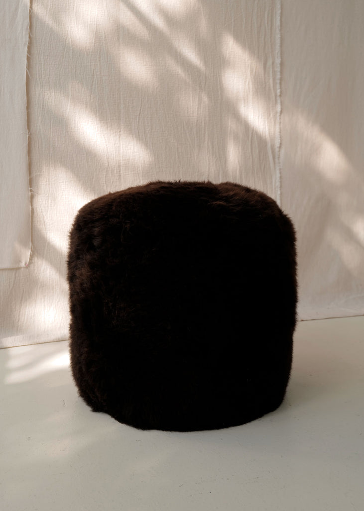 Luan Sheepskin Pouf - Slow Roads