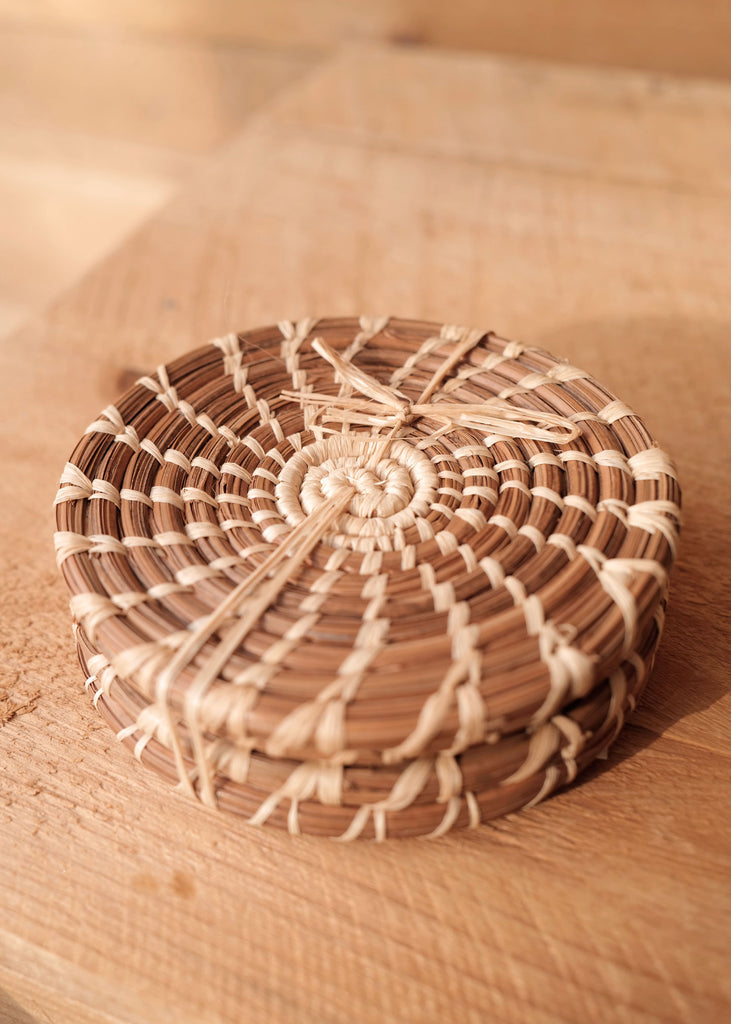 Maya Pine Needle Coasters - Slow Roads