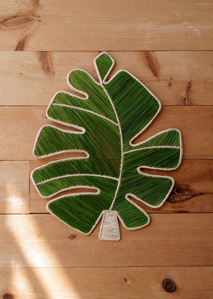 Monstera Leaf Placemat - Slow Roads
