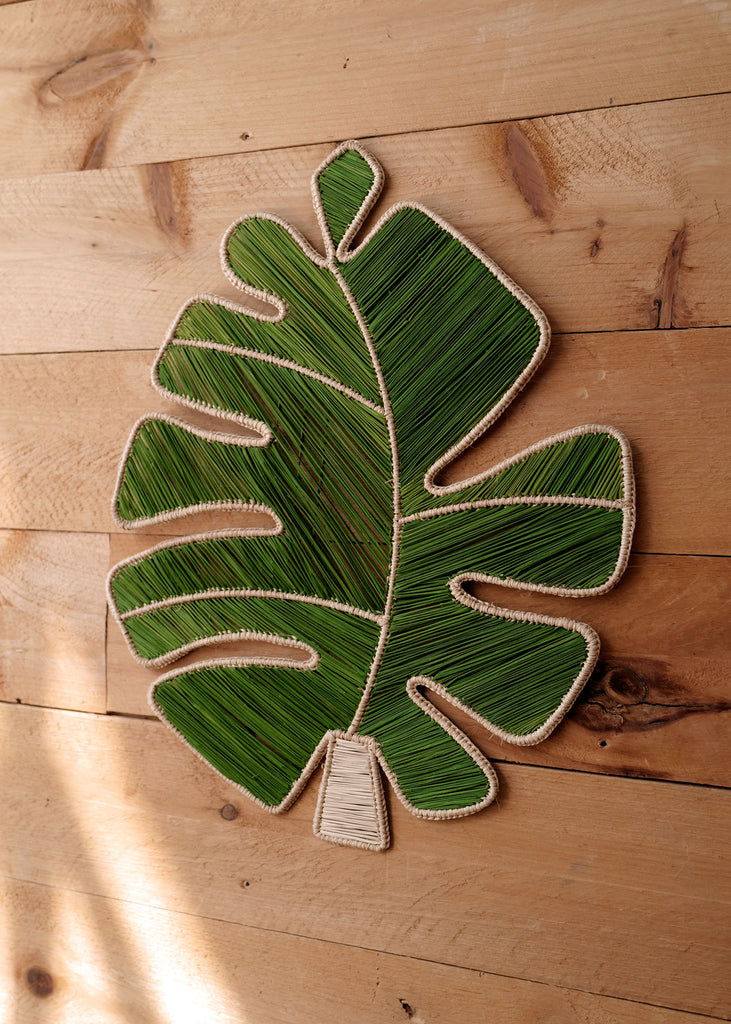 Monstera Leaf Placemat - Slow Roads