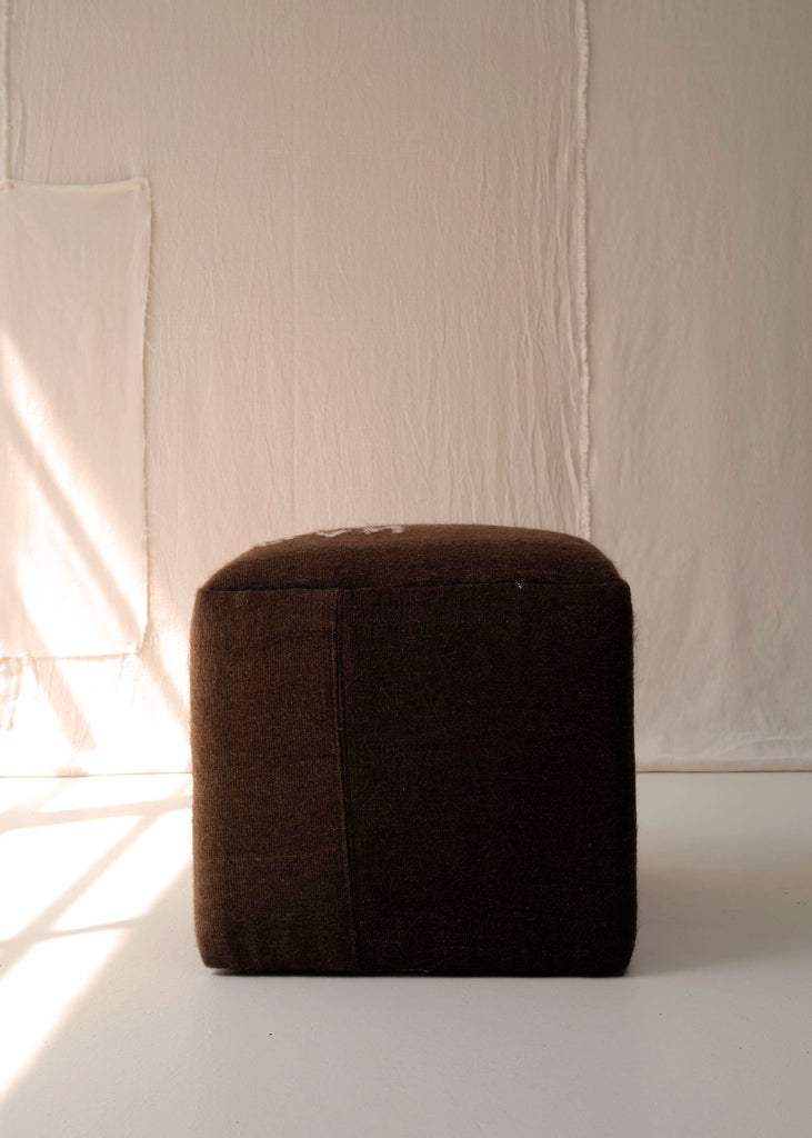 Story Ottoman, Spice Mohair - Slow Roads