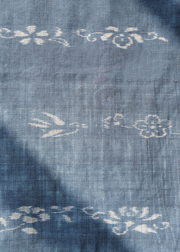 Taisho Ikat Folk Table Runner, Flora & Fauna - Slow Roads