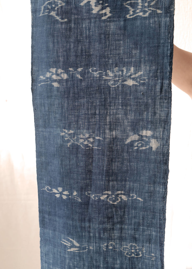 Taisho Ikat Folk Table Runner, Flora & Fauna - Slow Roads